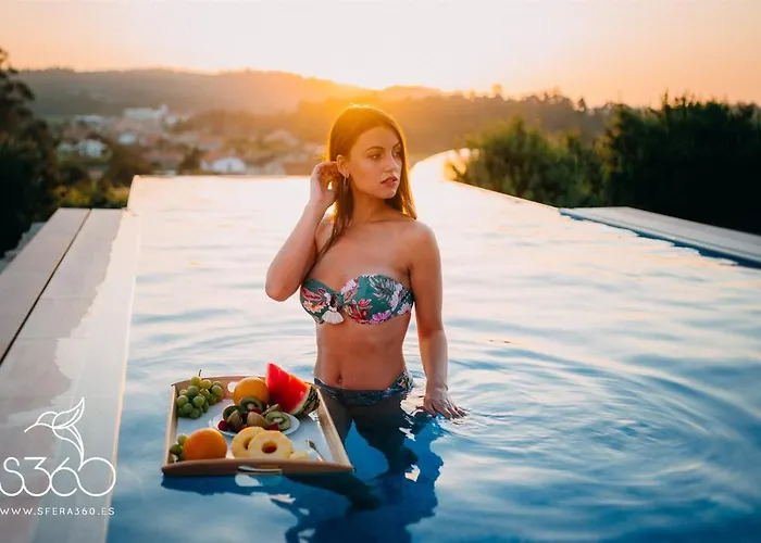 Hotel Casa Albarari Boutique Double With Access To Shared Infinity Pool Sanxenxo