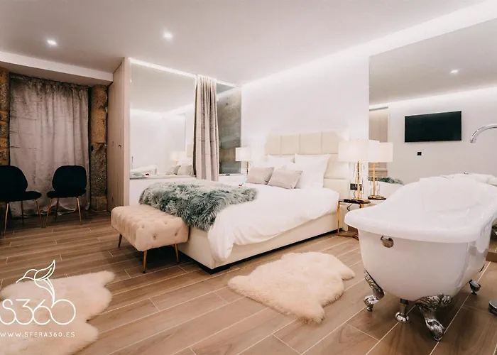 Casa Albarari Boutique Double With Access To Shared Infinity Pool Hotel Sanxenxo